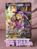 Load image into Gallery viewer, *CUSTOM* Espeon V 009/009 TR Trainer Cosplay Handmade Textured Art TCGKITTEN