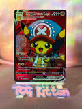 Load image into Gallery viewer, *CUSTOM* Chopper Pikachu Cosplay Series Poncho Handmade Holo Art TCGKITTEN