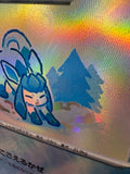 Load image into Gallery viewer, *CUSTOM* Glaceon Card Eeveelution Gift Art Pokemon Card Textured Holo TCGKITTEN