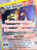 Load image into Gallery viewer, *BINDER COPY* Dark Charizard 4/82 1st Edition HOLO Team Rocket HP TCGKITTEN