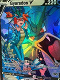 Load image into Gallery viewer, *CUSTOM* Gyarados V x Misty Trainer Gallery Handmade Textured Art TCGKITTEN