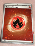 Load image into Gallery viewer, *4 SWIRLS* Fire Energy 002 Card &#39;A&#39; Reverse Holo 151 TCGKITTEN