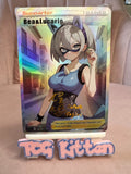 Load image into Gallery viewer, *CUSTOM* Bea &amp; Lucario Trainer Cosplay Handmade Textured Holo Art TCGKITTEN
