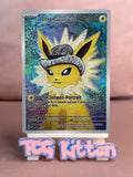 Load image into Gallery viewer, *CUSTOM* Jolteon with Grey Felt Hat Van Gogh Handmade Textured Art TCGKITTEN