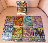 Load image into Gallery viewer, *CUSTOM* Eeveelution Stained Glass Set V2 Handmade Holo-Textured Art TCGKITTEN