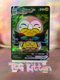 Load image into Gallery viewer, *CUSTOM* Rowlet Pikachu Cosplay Series Poncho Handmade Holo Art TCGKITTEN