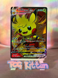 Load image into Gallery viewer, *CUSTOM* Goku 2 DBZ Pikachu Cosplay Series Poncho Handmade Holo Art TCGKITTEN
