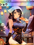 Load image into Gallery viewer, *CUSTOM* Akari Trainer Full Art Textured Holo Gift Japanese Pokemon TCGKITTEN