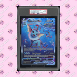 Load image into Gallery viewer, PSA 8 Vaporeon VMAX SWSH182 (Jumbo) Oversized Premium Collection TCGKITTEN