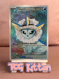 Load image into Gallery viewer, *CUSTOM* Vaporeon with Grey Felt Hat Van Gogh Handmade Textured Art TCGKITTEN