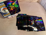 Load image into Gallery viewer, *CUSTOM* Gengar Starry Night Holo Rainbow Handmade Card Sleeves (60x) TCGKITTEN