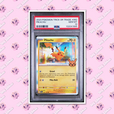 Load image into Gallery viewer, PSA 10 PIKACHU 062/193 Trick or Trade 2023 Halloween Stamped TCGKITTEN