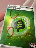 Load image into Gallery viewer, *3 Swirls* Basic Grass Energy sve009 Play! Pokemon Stamped Foil Promo TCGKITTEN