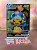 Load image into Gallery viewer, *CUSTOM* Sobble Pikachu Cosplay Series Poncho Handmade Holo Art TCGKITTEN