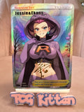 Load image into Gallery viewer, *CUSTOM* Jessie &amp; Ekans Trainer Cosplay Handmade Textured Holo Art TCGKITTEN