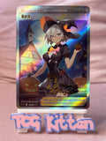 Load image into Gallery viewer, *CUSTOM* Bea Trainer Halloween Cosplay Holo Handmade Textured Art TCGKITTEN