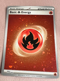 Load image into Gallery viewer, *4 SWIRLS* Fire Energy 002 Card &#39;A&#39; Reverse Holo 151 TCGKITTEN
