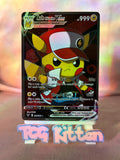 Load image into Gallery viewer, *CUSTOM* Ash Pikachu Cosplay Series Poncho Handmade Holo Art TCGKITTEN