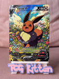 Load image into Gallery viewer, *CUSTOM* Eevee V 001/009 YB Subian Yigao Edition Handmade Textured Art TCGKITTEN