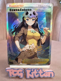 Load image into Gallery viewer, *CUSTOM* Dawn &amp; Cubone Trainer Cosplay Handmade Textured Holo Art TCGKITTEN