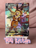 Load image into Gallery viewer, *CUSTOM* Eevee V 001/009 TR Trainer Cosplay Handmade Textured Art TCGKITTEN